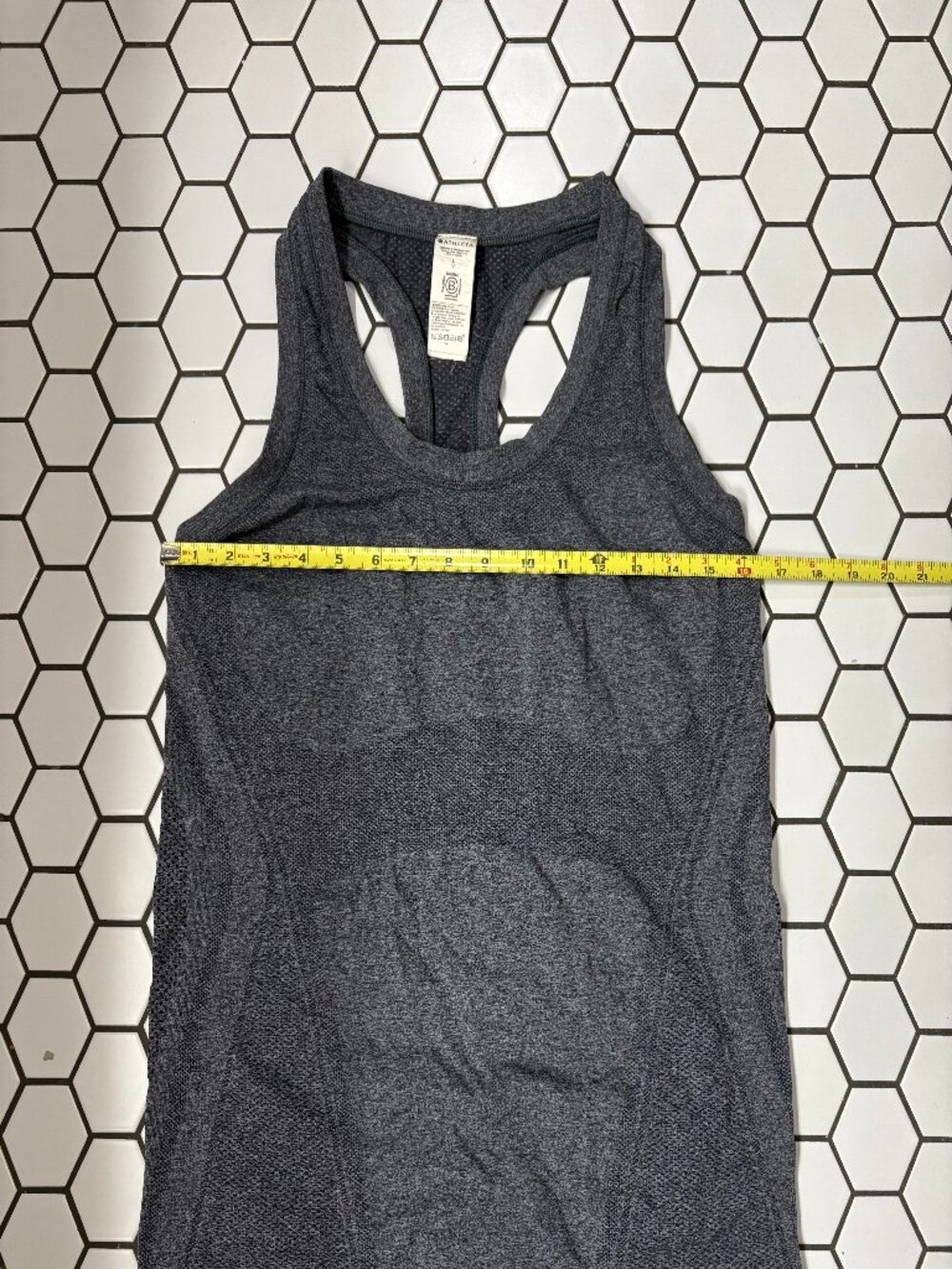 Athleta Momentum Seamless Tank Womens Large Gray Athletic Top